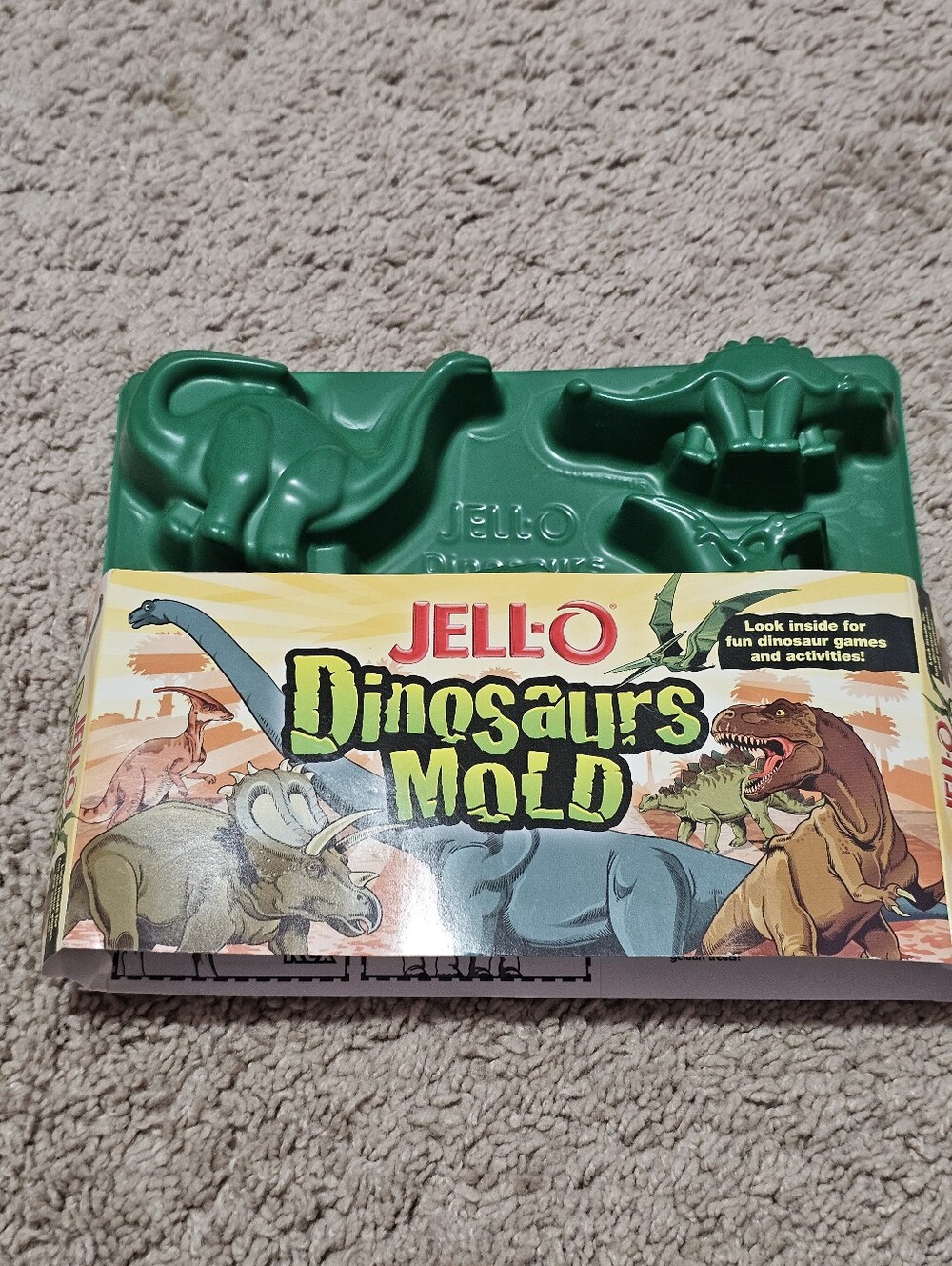 New! Jell-O Dinosaurs Mold 6 Shapes Dino Dinosaur T-rex Birthday Party Etc